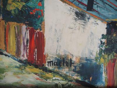 Elisée Maclet - Montmartre Moulin de la Galette, vers 1930 - Huile sur panneau 2