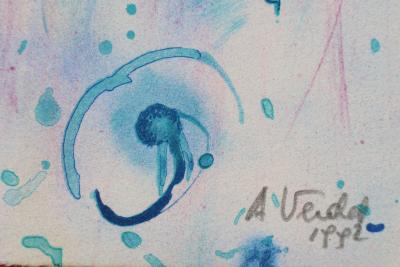 André VERDET : L’origine des choses, Lithographie originale signée 2