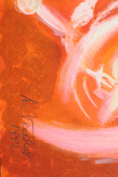 André VERDET : La tempête, Lithographie originale signée 2