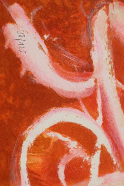 André VERDET : La tempête, Lithographie originale signée 2