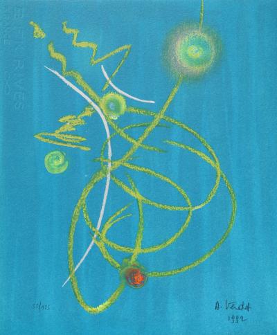 André VERDET : La collusion, Lithographie originale signée 2