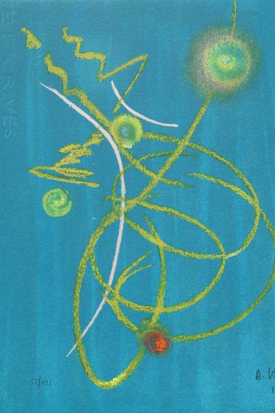 André VERDET : La collusion, Lithographie originale signée 2