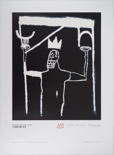 Jean-Michel Basquiat - Le roi, 1997 - Lithographie signée 2