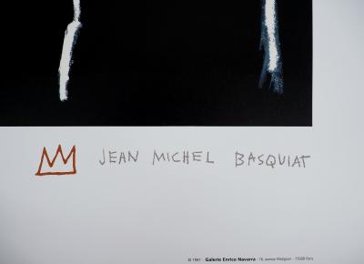 Jean-Michel Basquiat - Le roi, 1997 - Lithographie signée 2