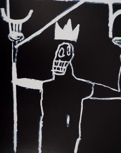 Jean-Michel Basquiat - Le roi, 1997 - Lithographie signée 2