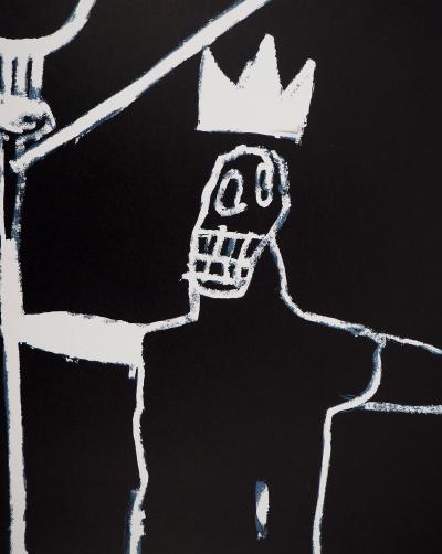 Jean-Michel Basquiat - Le roi, 1997 - Lithographie signée 2
