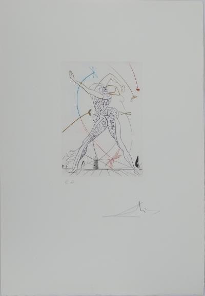 Salvador Dali  - Shakespeare : Tout est bien qui finit bien, 1971 - Gravure originale signée 2