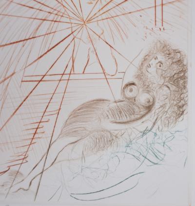 Salvador Dali  - Décaméron : L’ange Gabriel, 1972 - Gravure originale signée 2