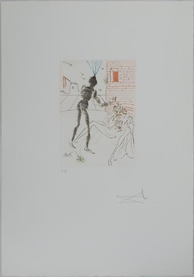 Salvador Dali  - Shakespeare : Henry V, 1971 - Gravure originale signée