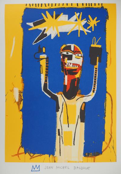 Jean-Michel Basquiat - Signe de bienvenue (Welcoming Jeers), 1997 - Lithographie signée 2