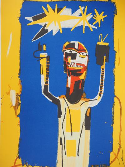 Jean-Michel Basquiat - Signe de bienvenue (Welcoming Jeers), 1997 - Lithographie signée 2