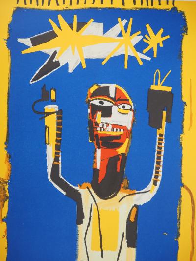 Jean-Michel Basquiat - Signe de bienvenue (Welcoming Jeers), 1997 - Lithographie signée 2