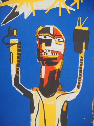 Jean-Michel Basquiat - Signe de bienvenue (Welcoming Jeers), 1997 - Lithographie signée 2