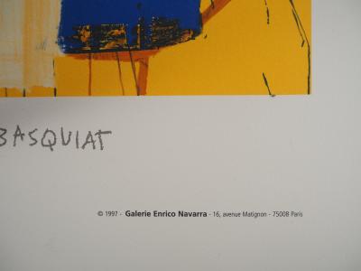 Jean-Michel Basquiat - Signe de bienvenue (Welcoming Jeers), 1997 - Lithographie signée 2