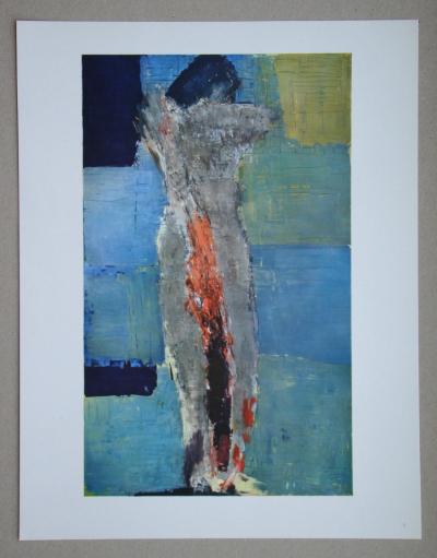 Nicolas DE STAËL (d’après) - Nu debout, 1960 - Lithographie offset 2