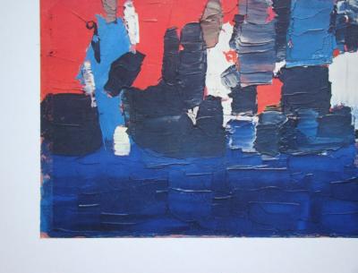 Nicolas DE STAËL (d’après) - Les petits footballeurs 1960 - Lithographie offset 2