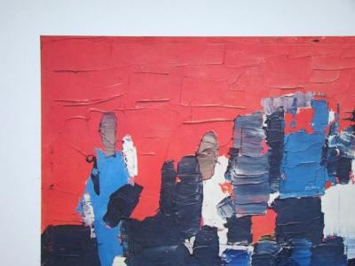 Nicolas DE STAËL (d’après) - Les petits footballeurs 1960 - Lithographie offset 2