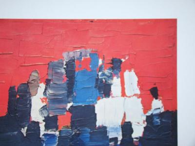 Nicolas DE STAËL (d’après) - Les petits footballeurs 1960 - Lithographie offset 2