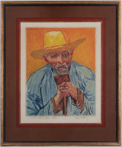 Vincent Van Gogh - Portrait de Patience Escalier - Gravure 2