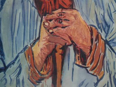 Vincent Van Gogh - Portrait de Patience Escalier - Gravure 2