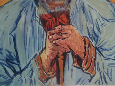 Vincent Van Gogh - Portrait de Patience Escalier - Gravure 2