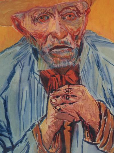 Vincent Van Gogh - Portrait de Patience Escalier - Gravure 2