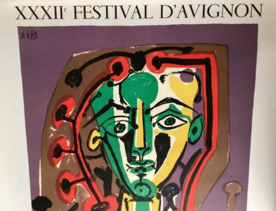 Pablo Picasso (d’après) - XXXème Festival d’Avignon, 1978 - Affiche originale 2
