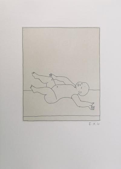 François-Xavier LALANNE - Sans-titre, 2002 - Eau-forte signée au crayon 2