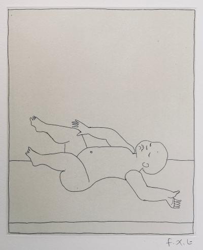 François-Xavier LALANNE - Sans-titre, 2002 - Eau-forte signée au crayon 2
