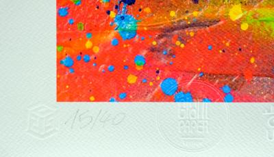 C215 : Felix multicolore - Digigraphie originale signée 2