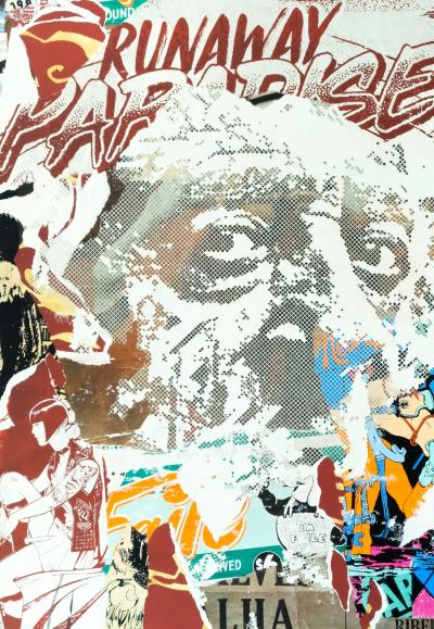 VHILS X FAILE : Substrata - Giclée originale signée 2