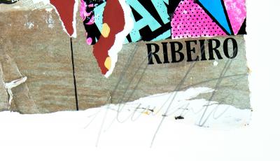 VHILS X FAILE : Substrata - Giclée originale signée 2