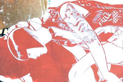 VHILS X FAILE : Substrata - Giclée originale signée 2