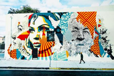 VHILS X OBEY : American dreamers - Lithographie originale signée 2