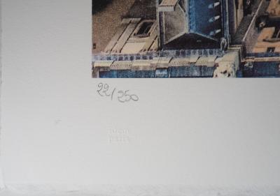 JR: JR at the Louvre - Original signed lithograph 2