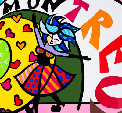 Romero BRITTO : Montreux Jazz Festival - Sérigraphie originale signée 2