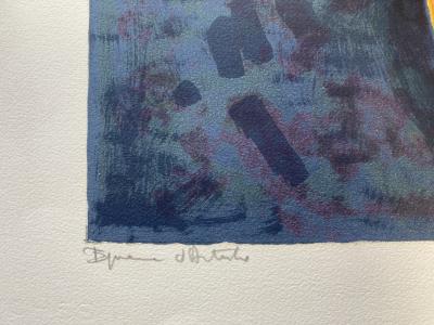 Alain Bonnefoit - L’apaisement - 1974, lithographie originale signée et numérotée 2