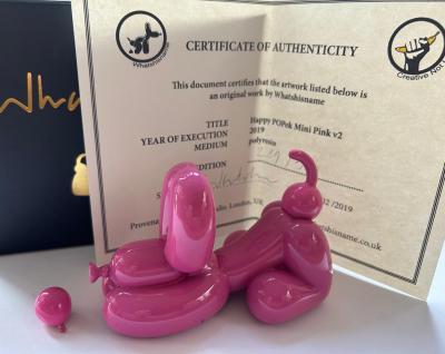 Whatshisname - Happy popek mini Rose, 2019, Résine 2