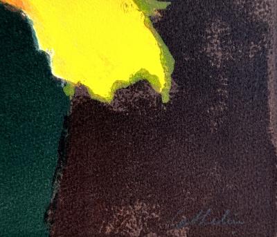 Cathelin - Les orchidées - Lithographie originale signée crayon 2