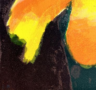 Cathelin - Les orchidées - Lithographie originale signée crayon 2