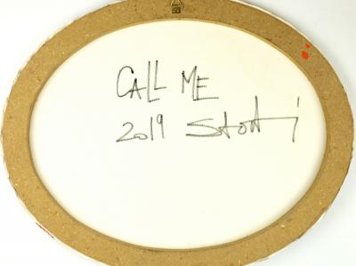 Yohan STORTI - Call me, 2021 - Peinture sur toile signée au dos par l'artiste. 2