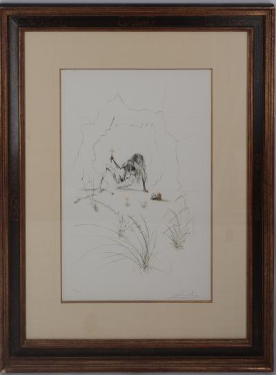 Salvador DALI - Tristan et Yseult, Vanité- Gravure originale signée 2