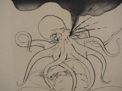 Pierre-Yves TRÉMOIS : Extase maritime - Gravure Originale Signée 2