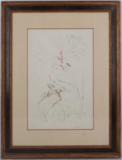 Salvador DALI - Tristan et Yseult, Vanité- Gravure originale signée 2