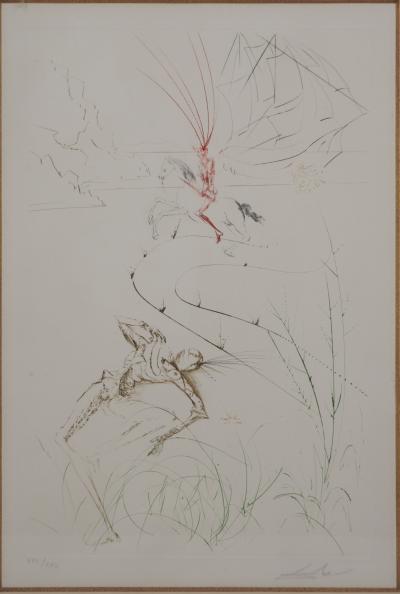 Salvador DALI - Tristan et Yseult, Vanité- Gravure originale signée 2