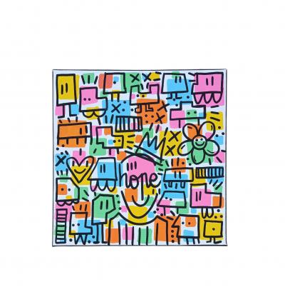 Mr Hope - La vie au carré - Acrylique sur toile 2