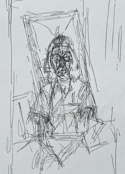 Alberto GIACOMETTI - Portrait, 1956 - Lithographie 2