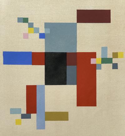 Sophie TAEUBER ARP - Composition géométrique 1956 - Pochoir 2