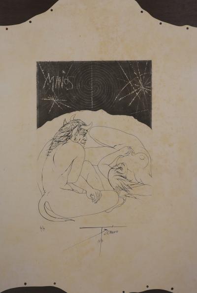 Pierre-Yves TRÉMOIS : Minos - Gravure Originale Signée 2