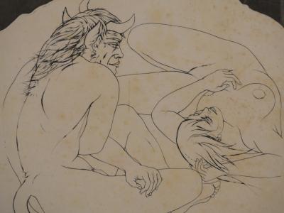 Pierre-Yves TRÉMOIS : Minos - Gravure Originale Signée 2